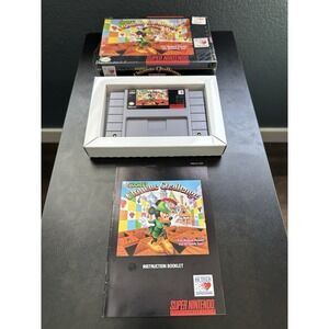 Mickey's Ultimate Challenge (SNES) CIB RARE Factory Wrapped 95% Sealed Vintage